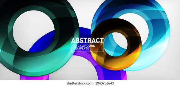 Modern vector geometrical abstract background