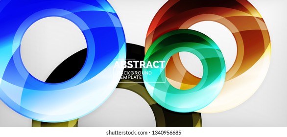 Modern vector geometrical abstract background