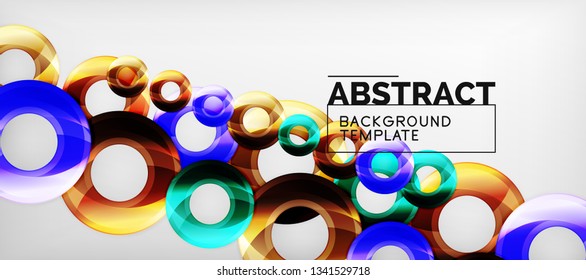 Modern vector geometrical abstract background