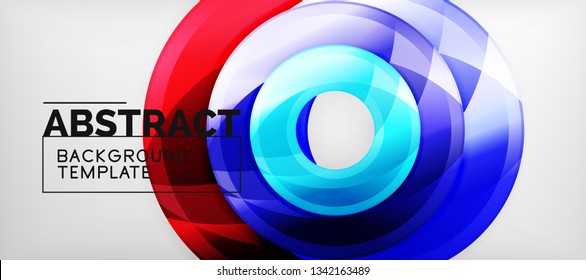 Modern vector geometrical abstract background
