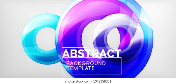 Modern vector geometrical abstract background