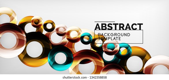 Modern vector geometrical abstract background
