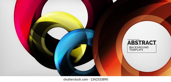 Modern vector geometrical abstract background