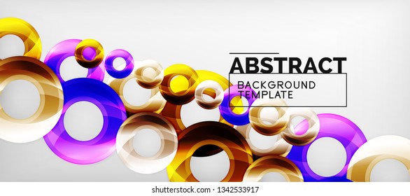 Modern vector geometrical abstract background