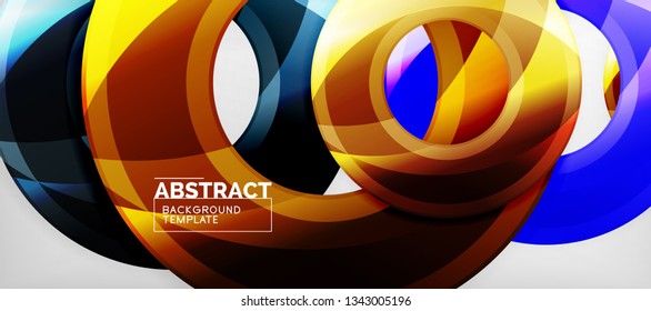 Modern vector geometrical abstract background