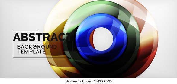 Modern vector geometrical abstract background