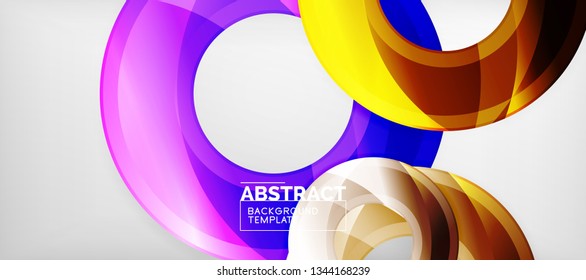 Modern vector geometrical abstract background