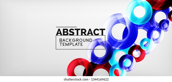 Modern vector geometrical abstract background