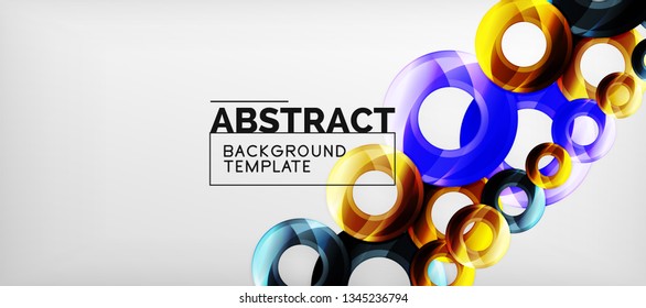 Modern vector geometrical abstract background