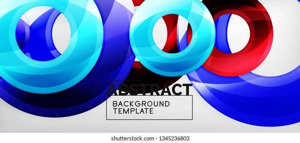 Modern vector geometrical abstract background