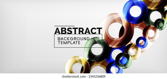 Modern vector geometrical abstract background