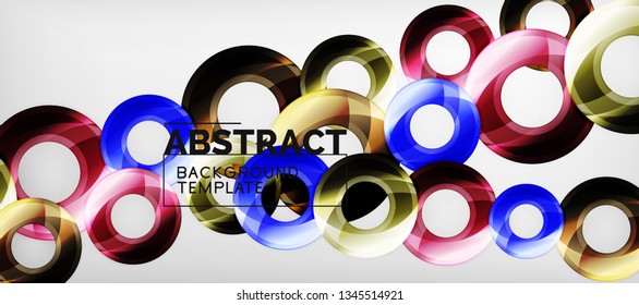 Modern vector geometrical abstract background