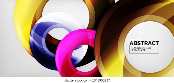Modern vector geometrical abstract background
