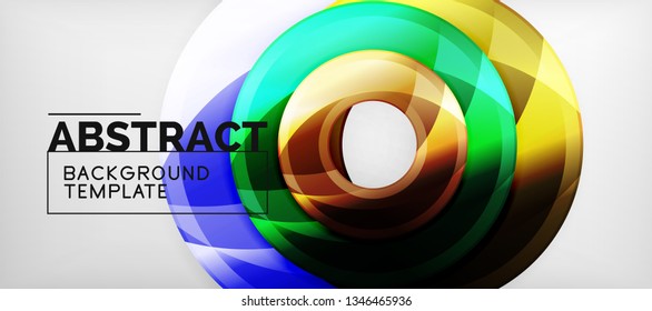 Modern vector geometrical abstract background