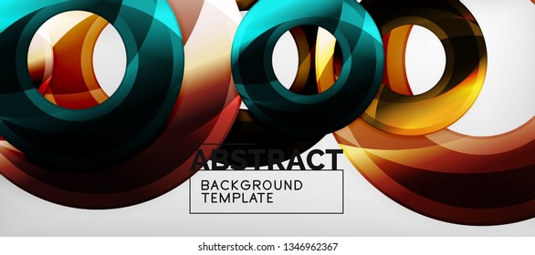 Modern vector geometrical abstract background