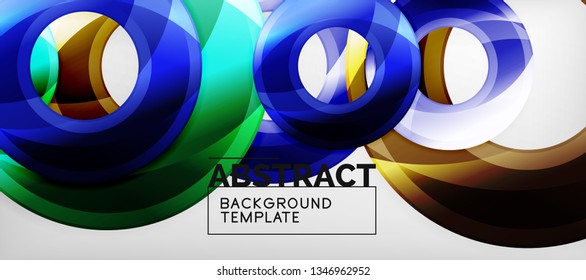 Modern vector geometrical abstract background