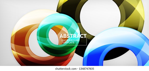 Modern vector geometrical abstract background
