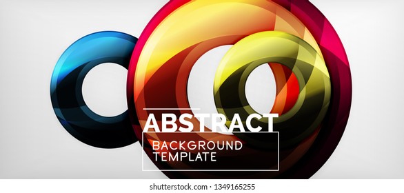 Modern vector geometrical abstract background