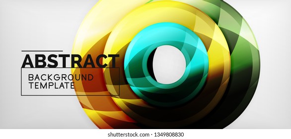 Modern vector geometrical abstract background