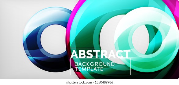 Modern vector geometrical abstract background