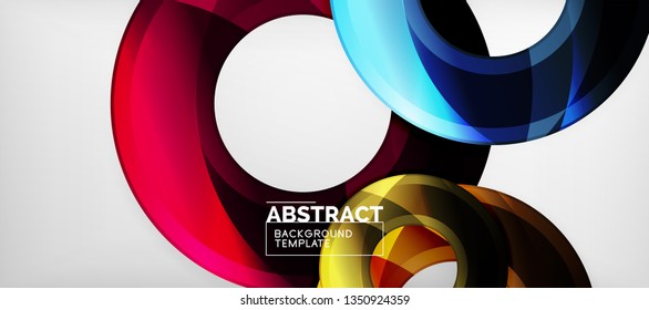 Modern vector geometrical abstract background