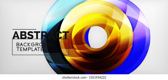 Modern vector geometrical abstract background