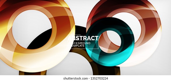 Modern vector geometrical abstract background