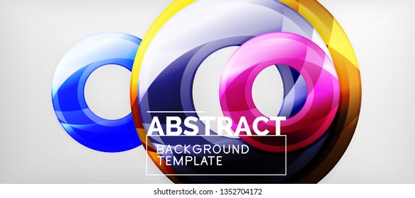 Modern vector geometrical abstract background