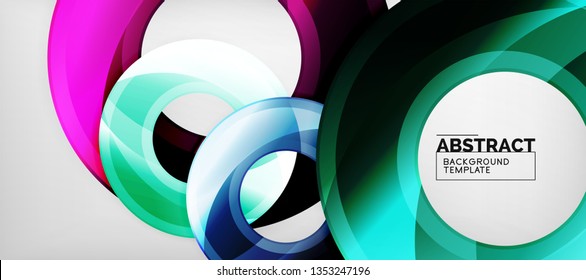 Modern vector geometrical abstract background