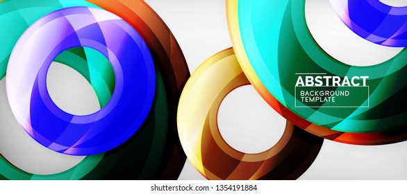 Modern vector geometrical abstract background