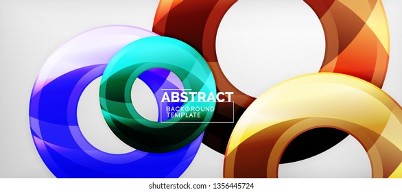 Modern vector geometrical abstract background