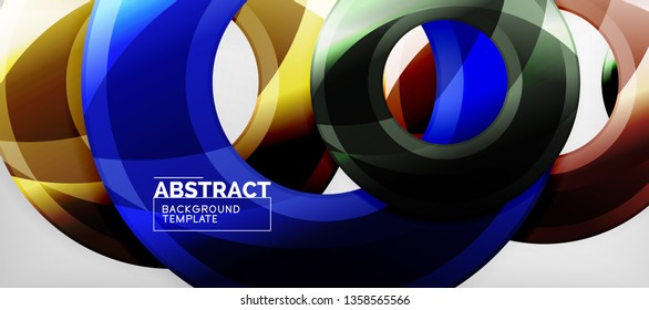 Modern vector geometrical abstract background