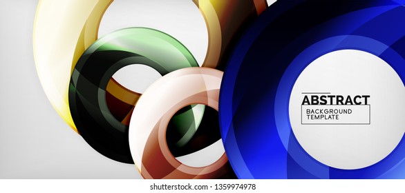 Modern vector geometrical abstract background