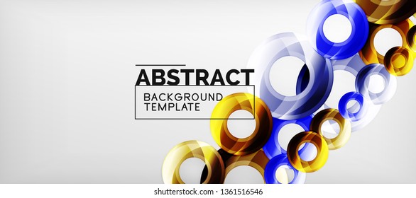 Modern vector geometrical abstract background