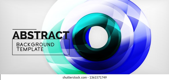 Modern vector geometrical abstract background