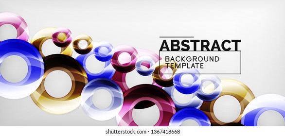 Moderner, geometrisch abstrakter Hintergrund