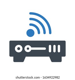 modern vector glyph  color icon  