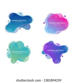 modern vector gradient promotion abstract liquid banner