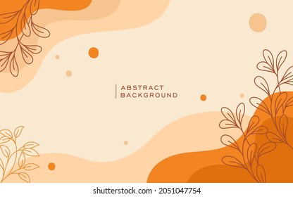 Modern vector graphic of abstract background, flat nature background