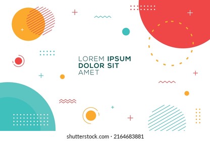 Gráfico vectorial moderno de plantilla de diseño de fondo abstracto
