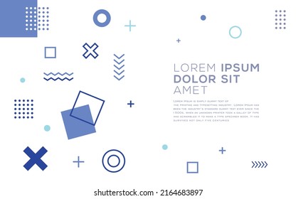 Modern vector graphic of abstract background design template