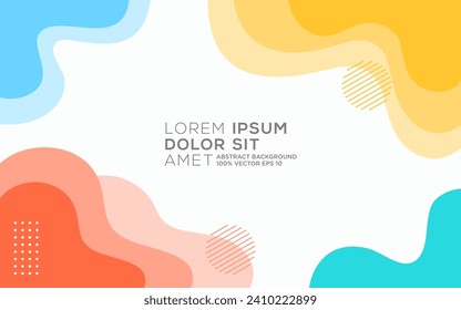 Modern vector graphic of abstract background template EPS 10