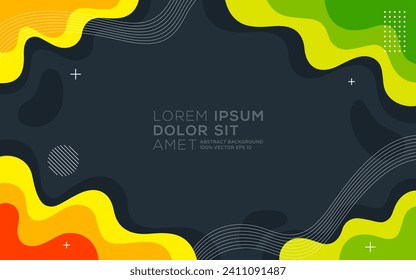 Modern vector graphic of abstract background template EPS 10