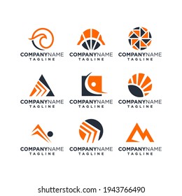 Modern vector graphic of abstract business logo, perfect for financial, marketing, etc.