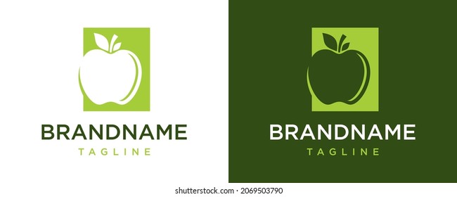 Modern vector graphic of apple logo design vector