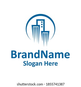 Modern vector graphic of building logo, perfect for real estate, property etc.