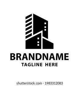 Modern vector graphic of building logo, Perfect for contruction, real estate