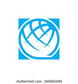 Modern vector graphic of earth or globe logo, Perfect for any company of business icon.