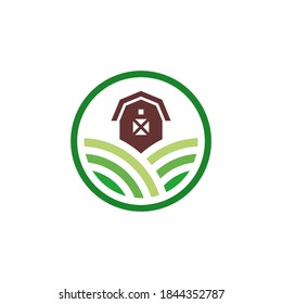 Modern vector graphic of farm logo, Perfect for agriculture etc.