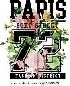 Modern vector graphic featuring bold black typography of the letters 